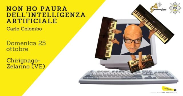 Copertina evento NON HO PAURA DELL’INTELLIGENZA ARTIFICIALE a Chirignago-Zelarino il 25/10/26